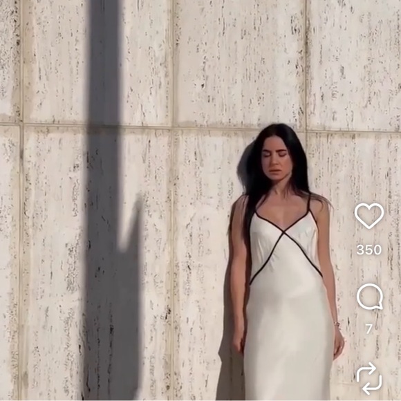 DISSH Marco Dress // White Bias Cupro Dress // Size US 4// - Picture 4 of 8